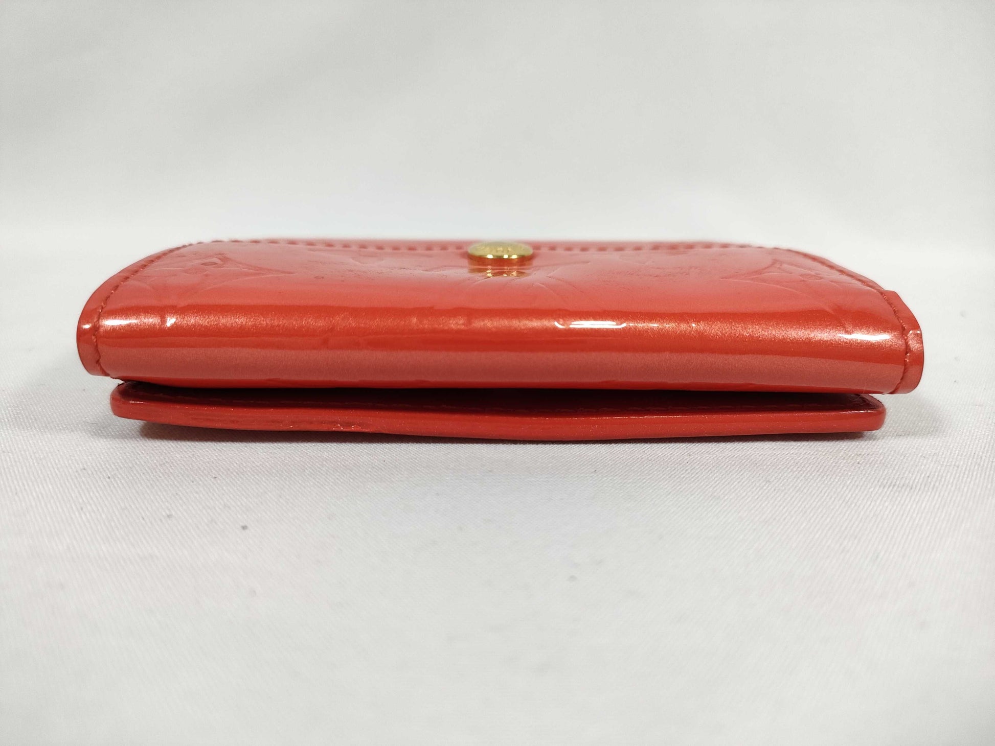 LOUIS VUITTON Vernis Vuitton Wallet Vernis Red Wallet