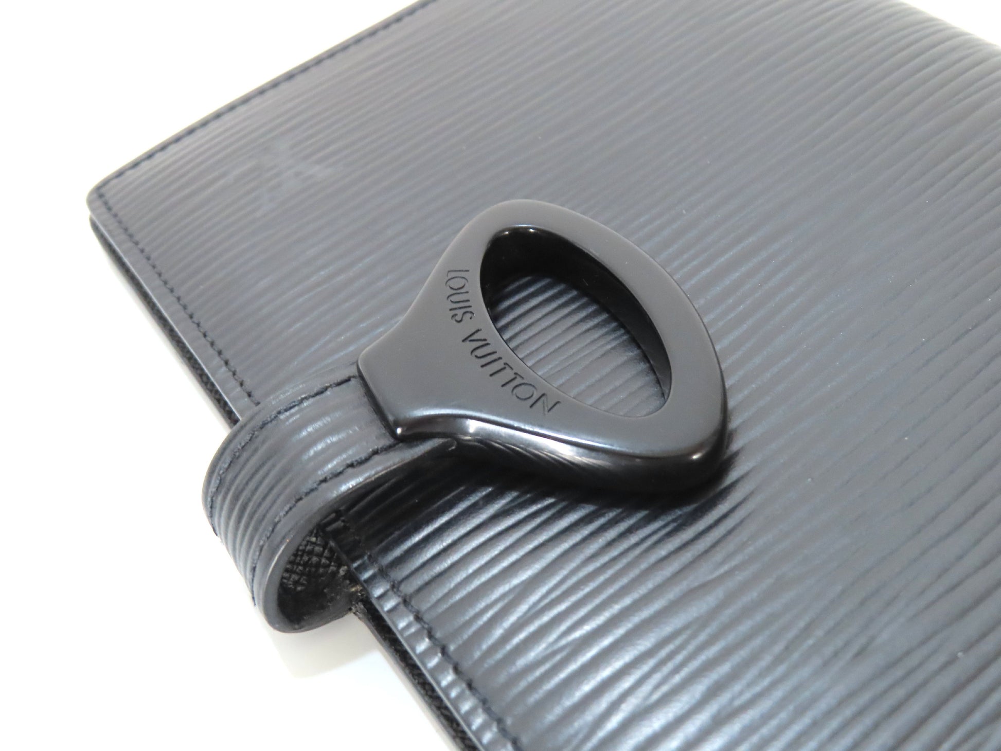 LOUIS VUITTON Epi Black Notebook Cover