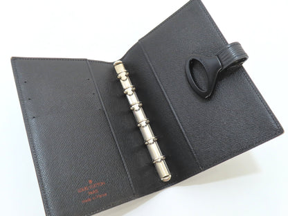 LOUIS VUITTON Epi Black Notebook Cover