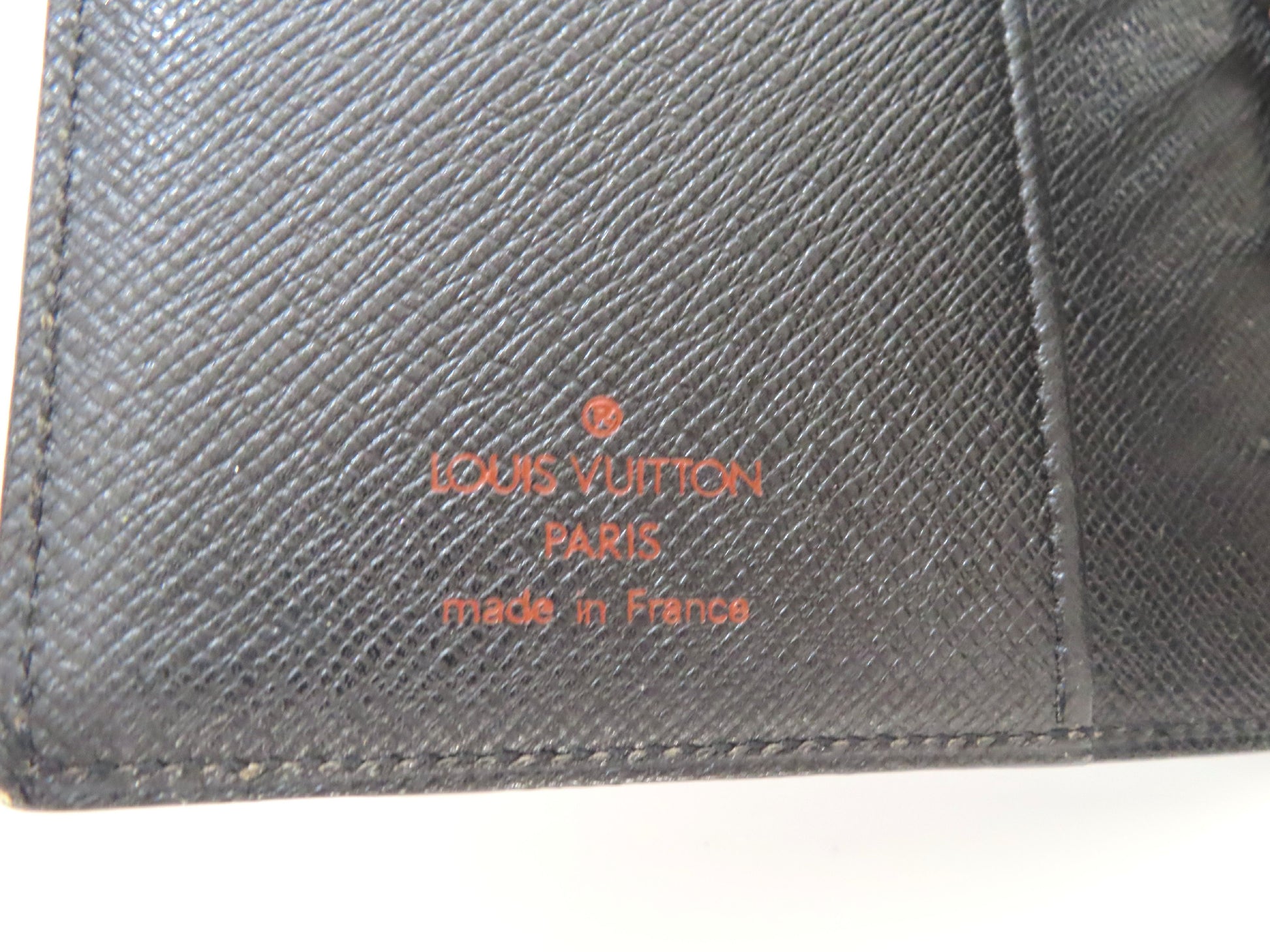 LOUIS VUITTON Epi Black Notebook Cover