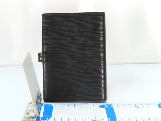 LOUIS VUITTON Epi Black Notebook Cover