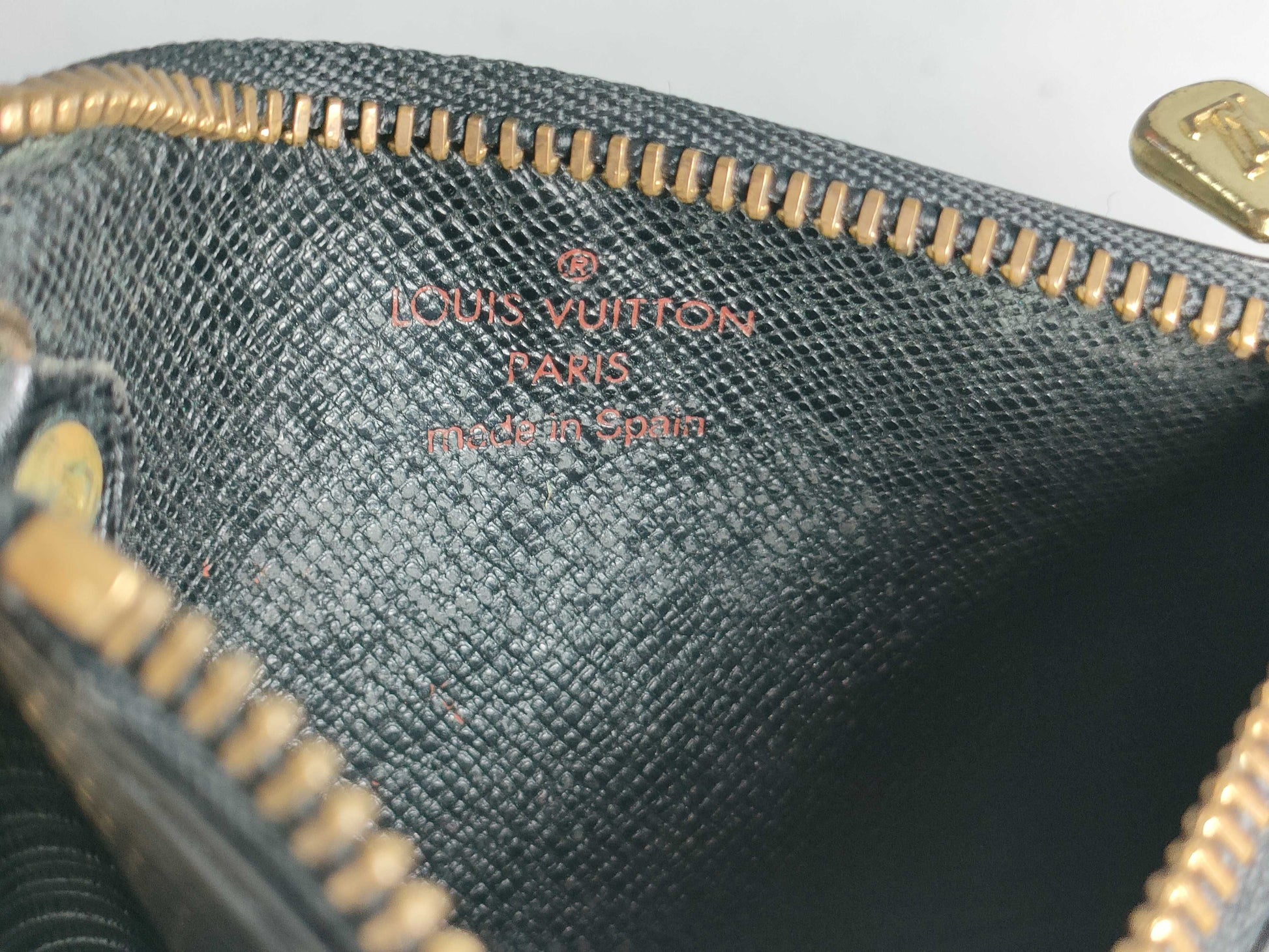 LOUIS VUITTON [Serial Number] CA0060 Epi Louis Vuitton Epi Coin Case Black Coin Case