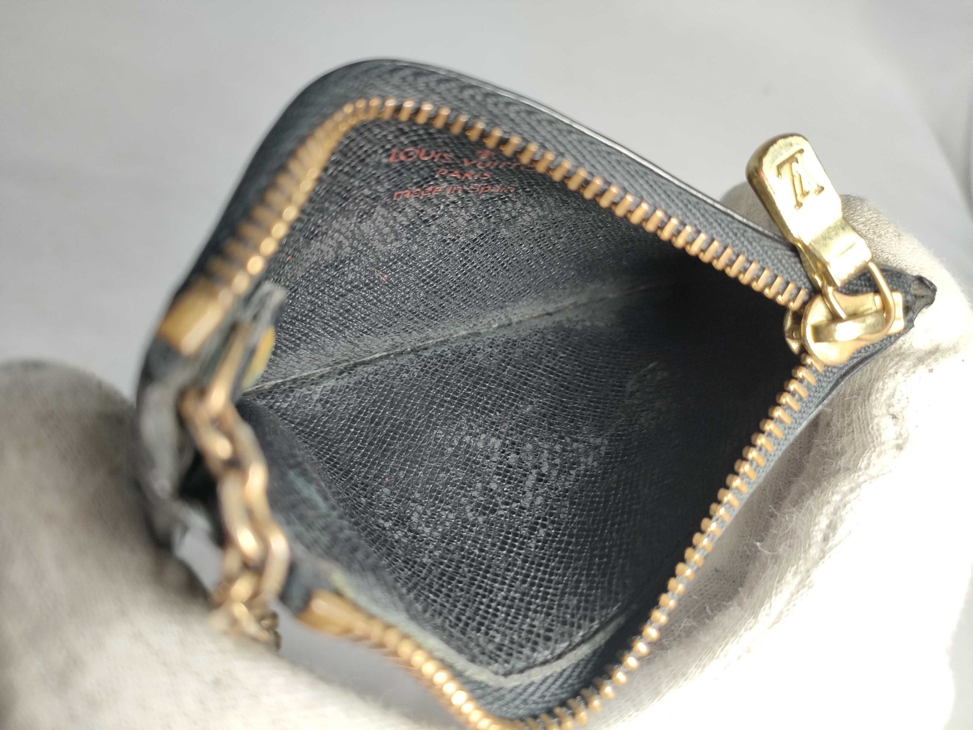 LOUIS VUITTON [Serial Number] CA0060 Epi Louis Vuitton Epi Coin Case Black Coin Case