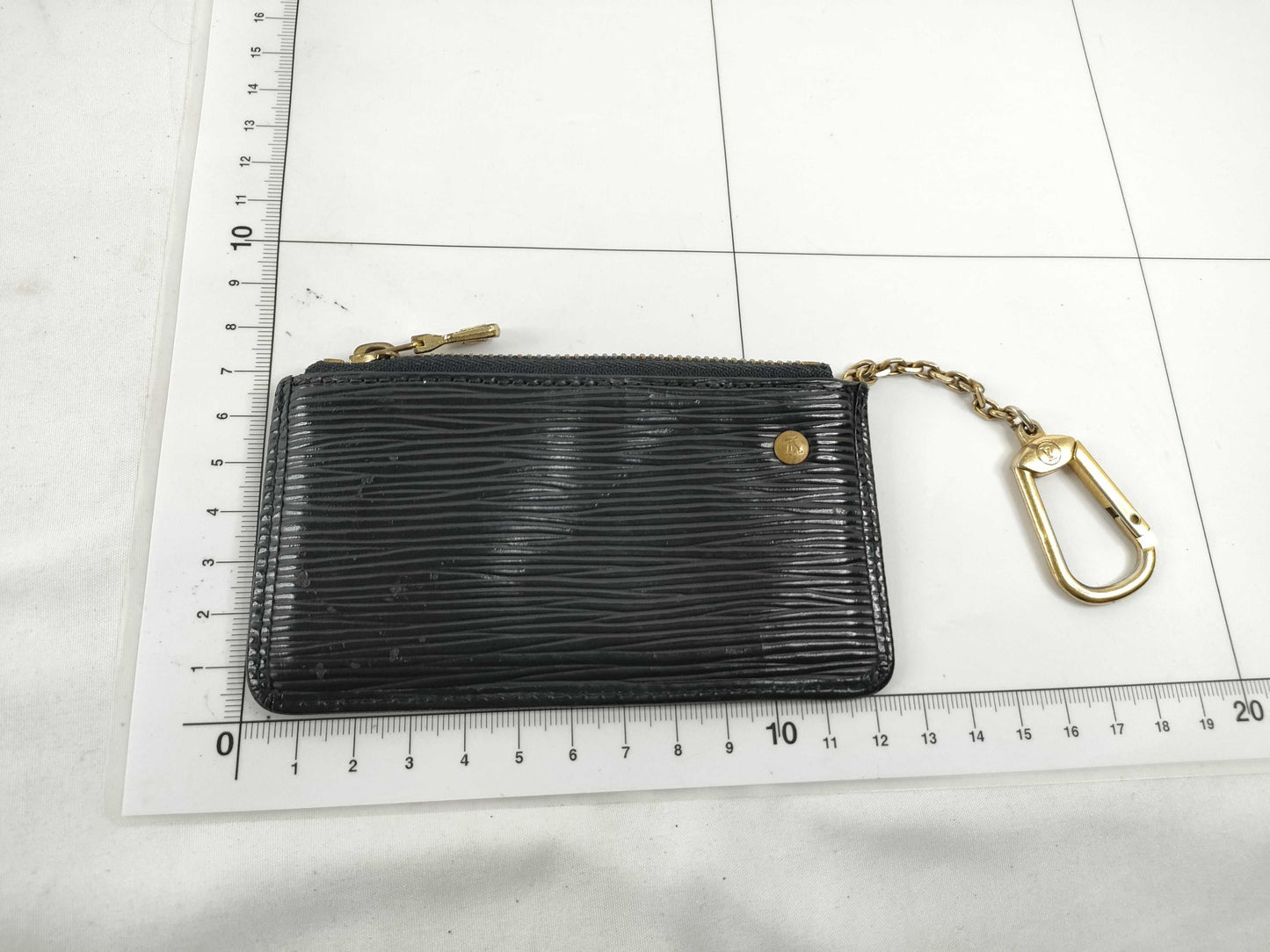 LOUIS VUITTON [Serial Number] CA0060 Epi Louis Vuitton Epi Coin Case Black Coin Case
