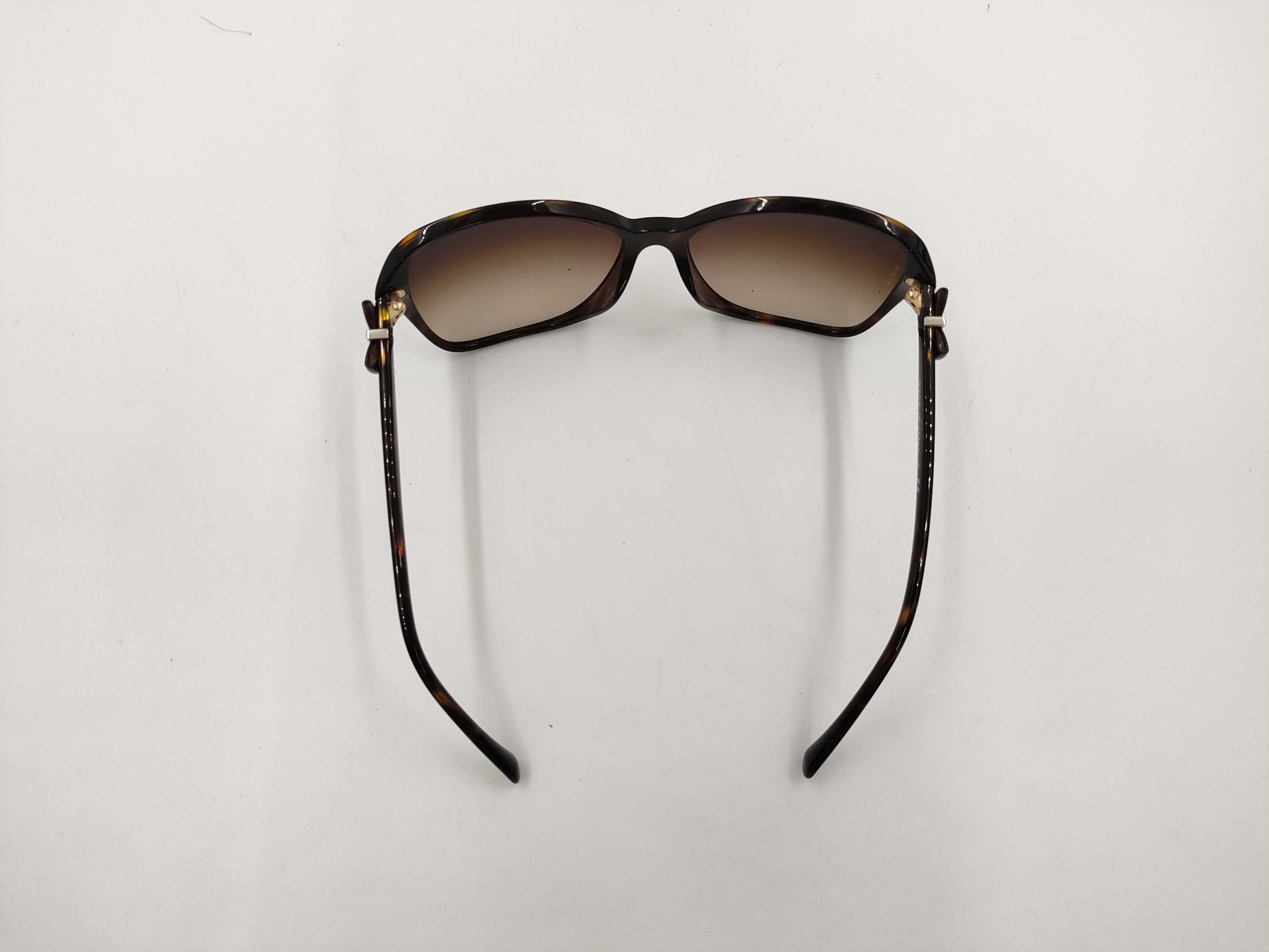  CHANEL Chanel Sunglasses Ribbon Brown Sunglasses Glasses