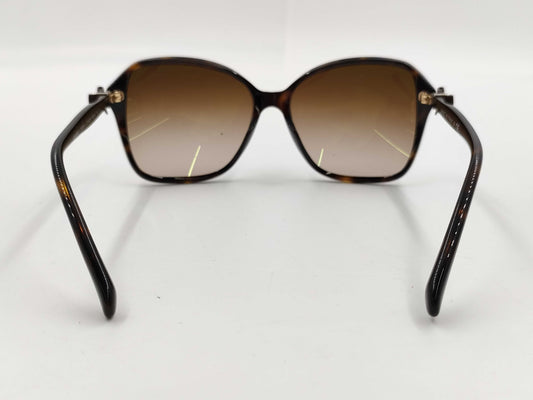  CHANEL Chanel Sunglasses Ribbon Brown Sunglasses Glasses