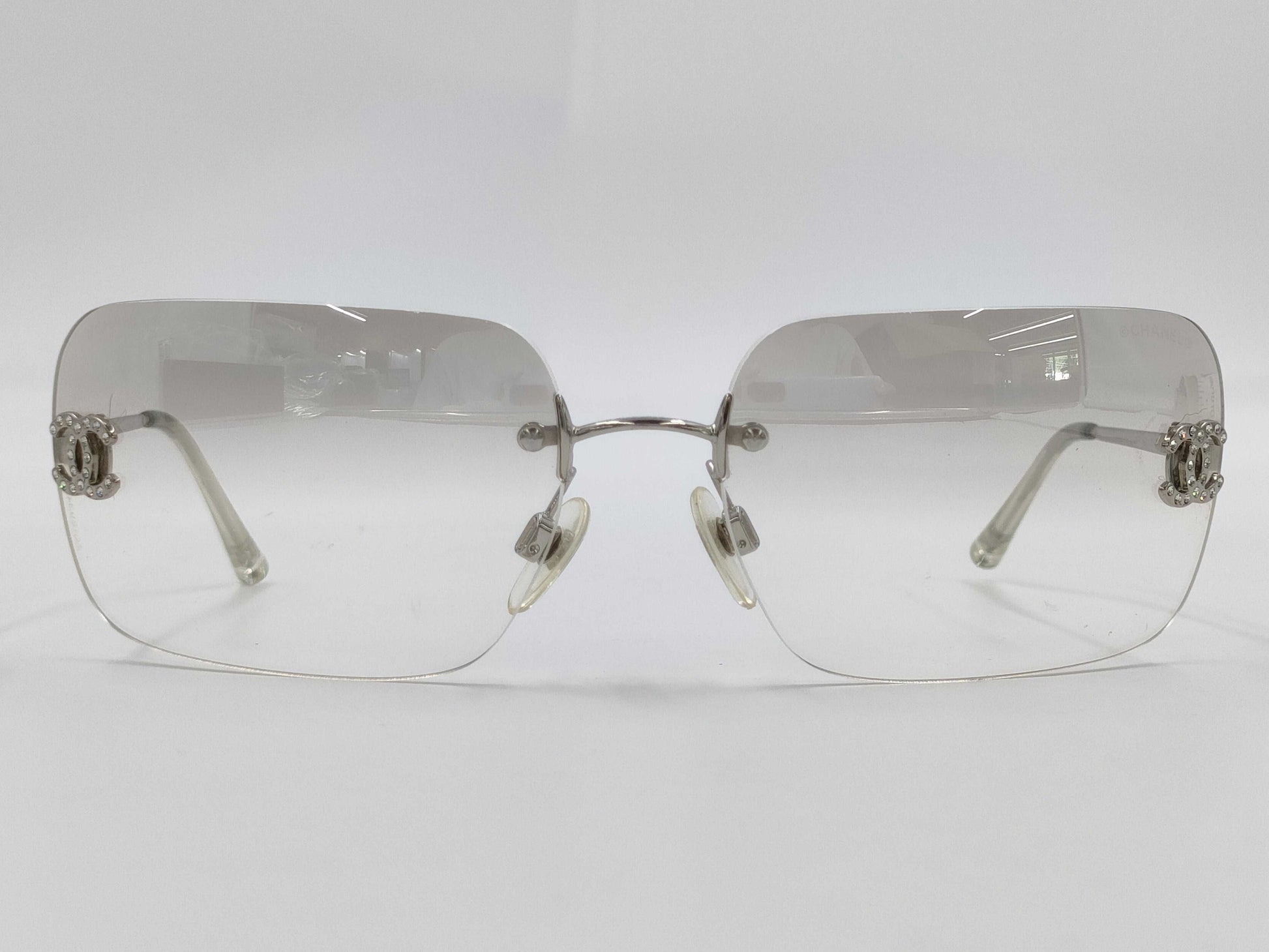  CHANEL Chanel Sunglasses Rhinestone Sunglasses Glasses