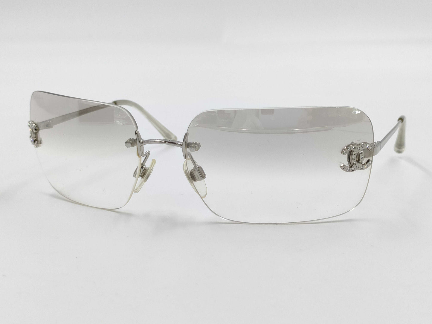  CHANEL Chanel Sunglasses Rhinestone Sunglasses Glasses