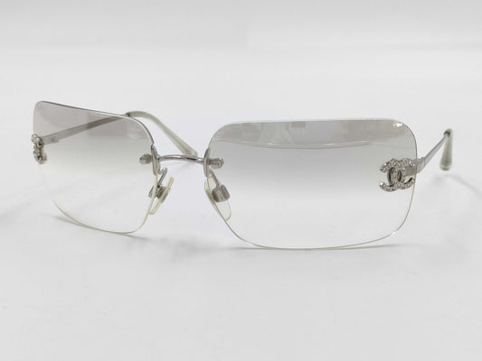  CHANEL Chanel Sunglasses Rhinestone Sunglasses Glasses