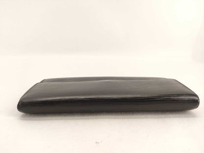 LOUIS VUITTON RFID Unverifiable SR1000 Epi Louis Vuitton Epi Long Wallet Black Wallet