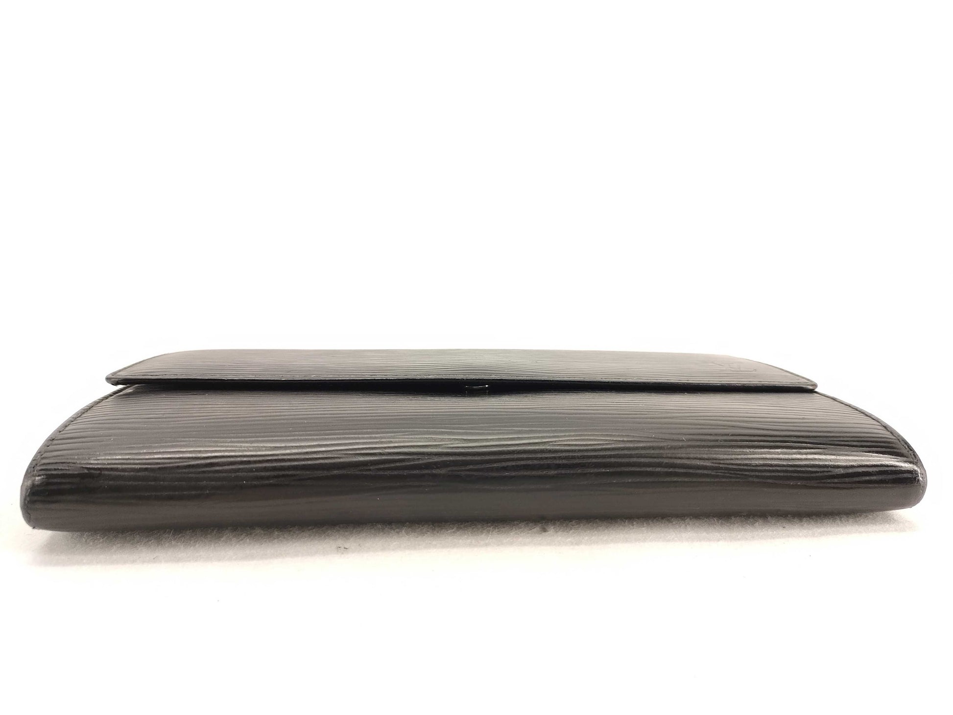 LOUIS VUITTON RFID Unverifiable SR1000 Epi Louis Vuitton Epi Long Wallet Black Wallet