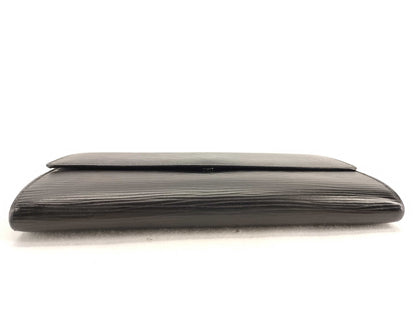 LOUIS VUITTON RFID Unverifiable SR1000 Epi Louis Vuitton Epi Long Wallet Black Wallet