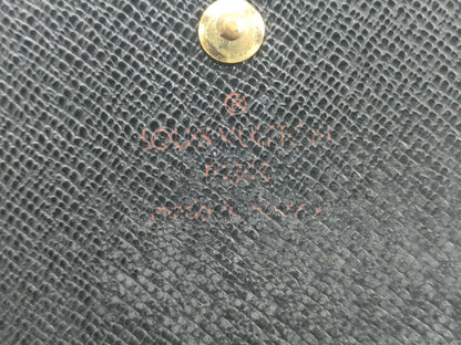 LOUIS VUITTON RFID Unverifiable SR1000 Epi Louis Vuitton Epi Long Wallet Black Wallet
