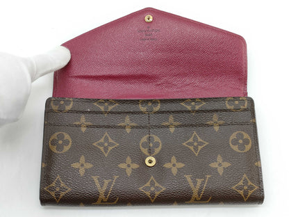LOUIS VUITTON Monogram Louis Vuitton Monogram Long Wallet