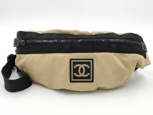 CHANEL Sport Line Waist Bag, Beige, No. 7