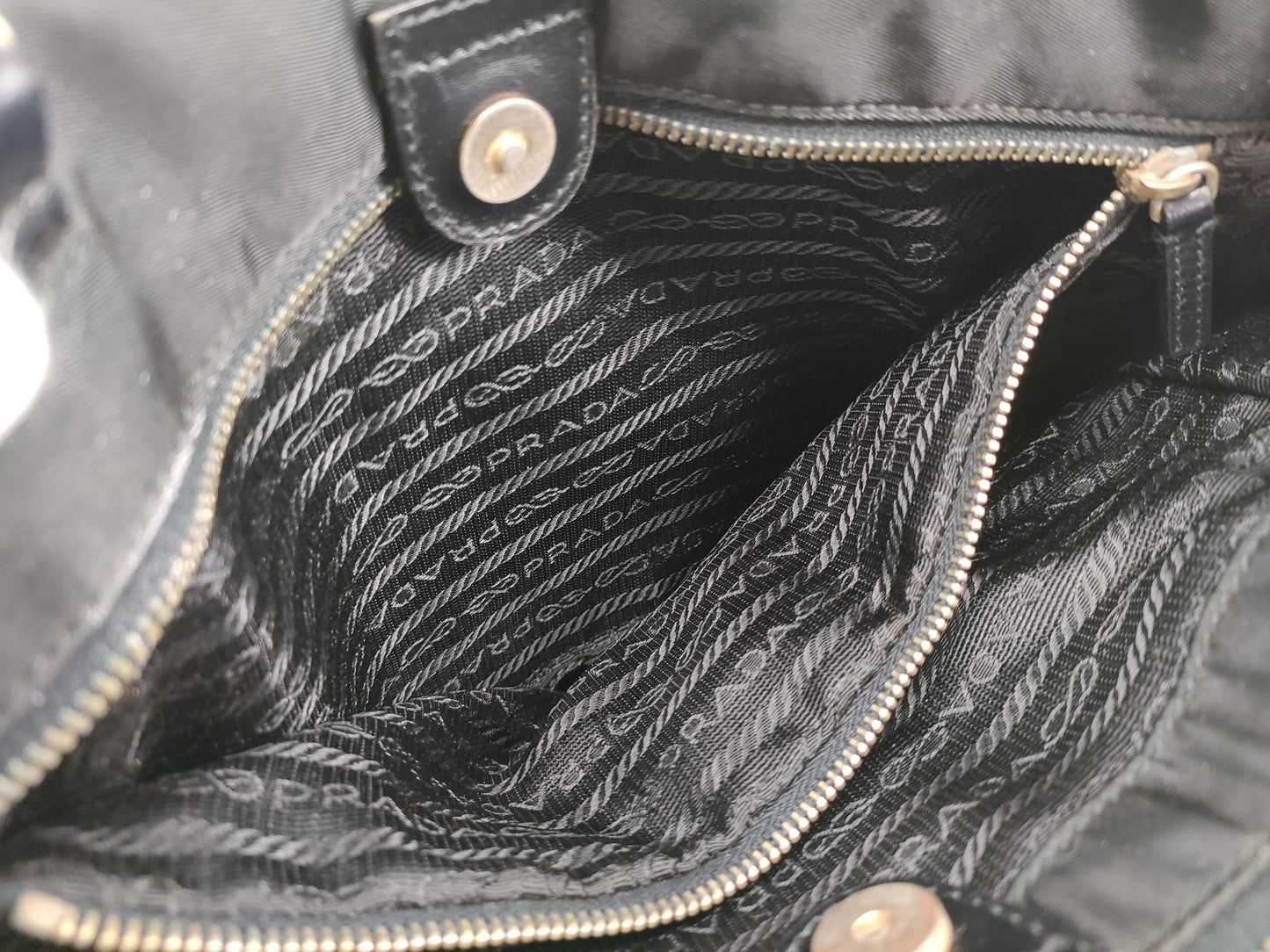 PRADA Nylon Prada Nylon Tote Black Tote Bag