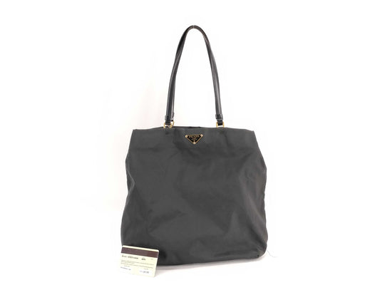 PRADA Nylon Prada Nylon Tote Black Tote Bag