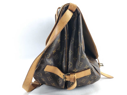 LOUIS VUITTON RFID Unverifiable 893FC Monogram Louis Vuitton Saumur 43 Monogram Shoulder Bag