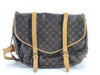 LOUIS VUITTON RFID Unverifiable 893FC Monogram Louis Vuitton Saumur 43 Monogram Shoulder Bag