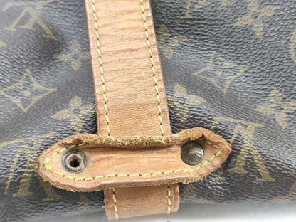 LOUIS VUITTON RFID verification failed. AR0990 Monogram Saumur Shoulder Bag.