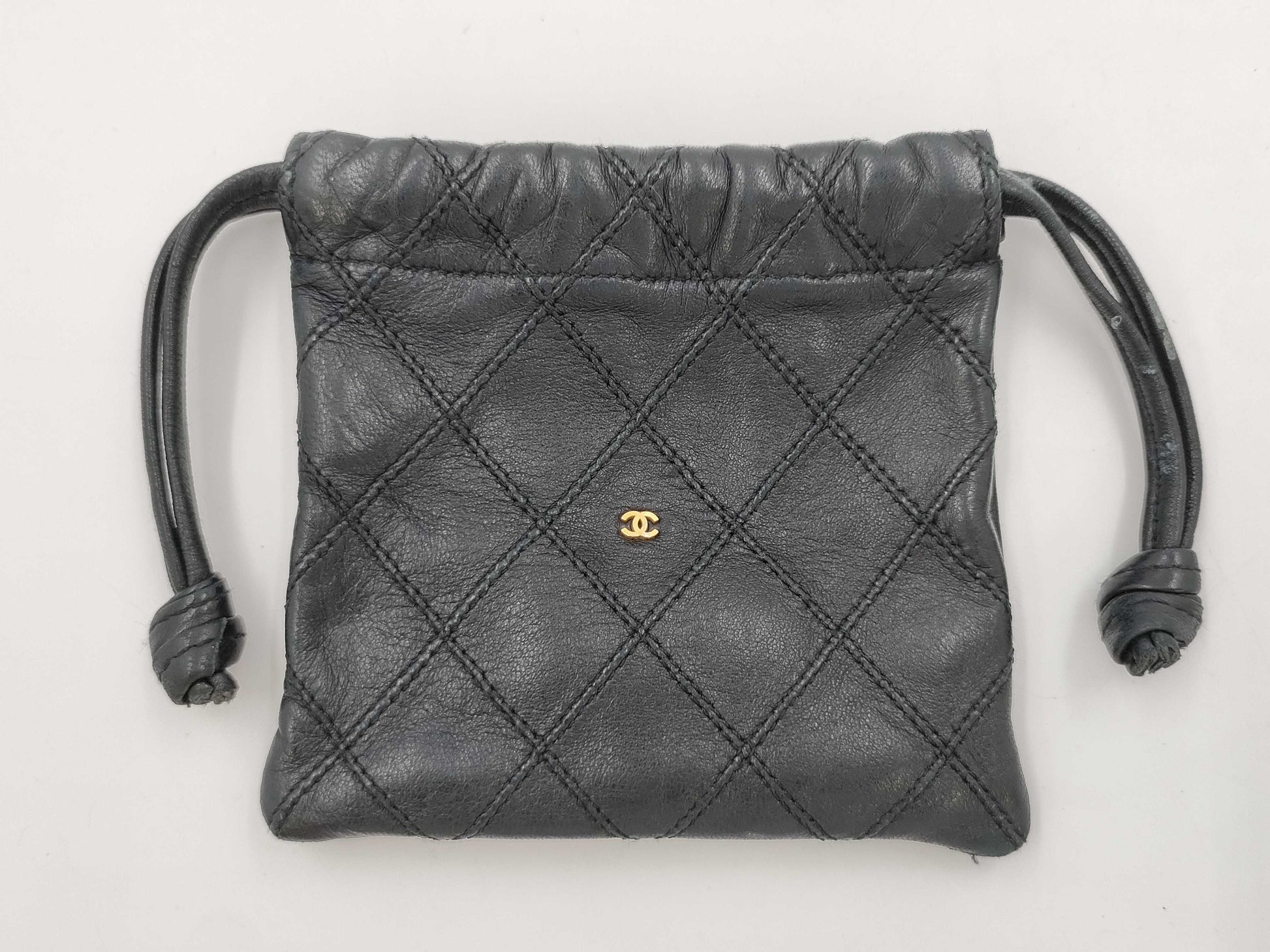 CHANEL Drawstring Bag Other Accessories