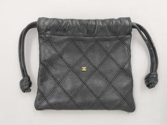 CHANEL Drawstring Bag Other Accessories