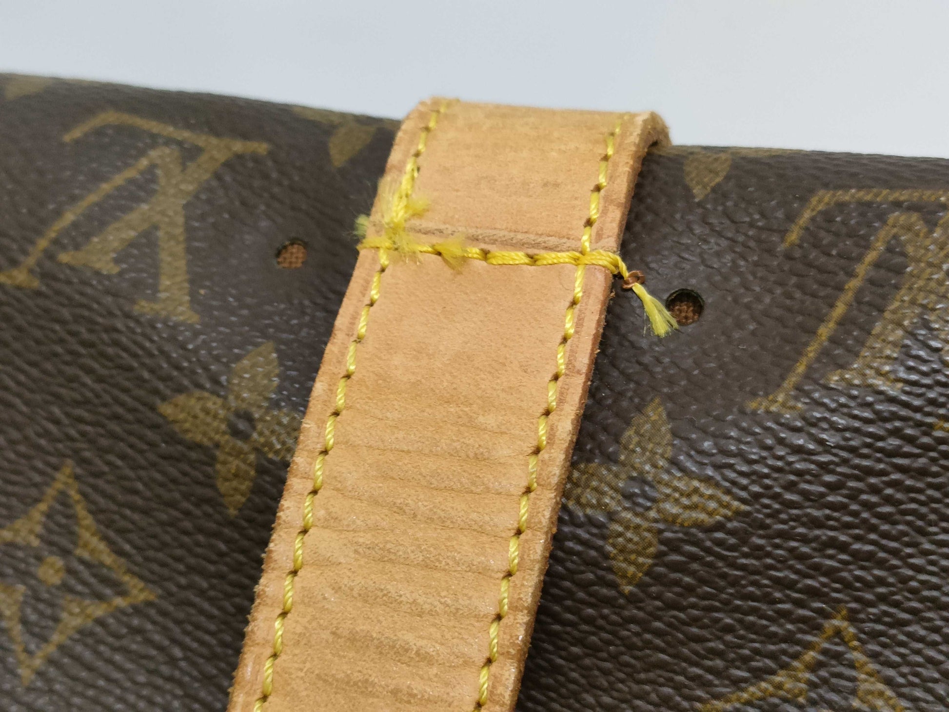 LOUIS VUITTON RFID Unverifiable Monogram Louis Vuitton Saumur Shoulder Bag