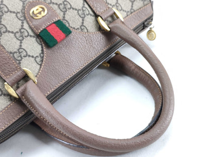 GUCCI GG Supreme Gucci GG Supreme Sherry Handbag Boston Bag
