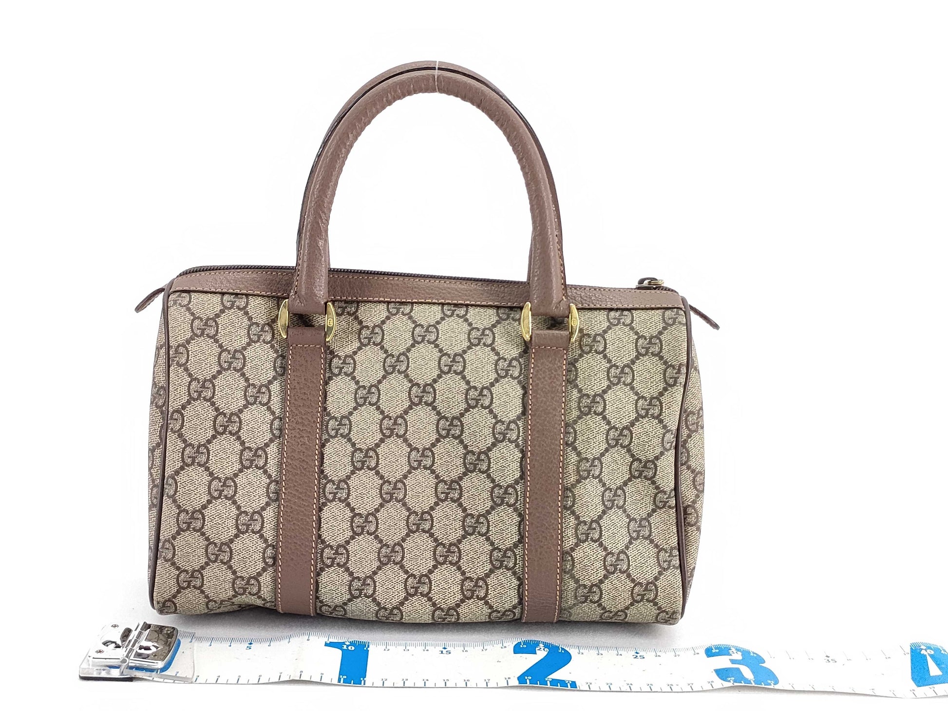 GUCCI GG Supreme Gucci GG Supreme Sherry Handbag Boston Bag