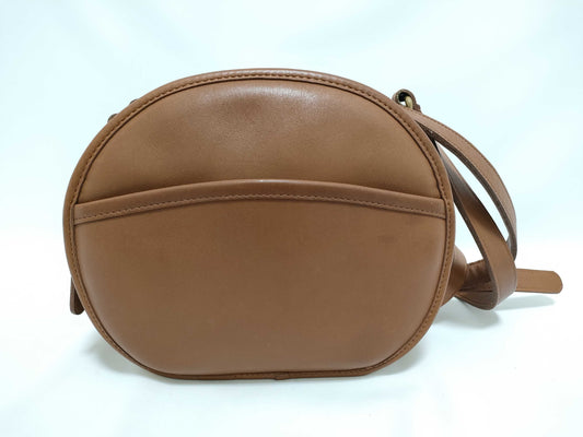 COACH Leather Shoulder Bag Brown Shoulder Bag
