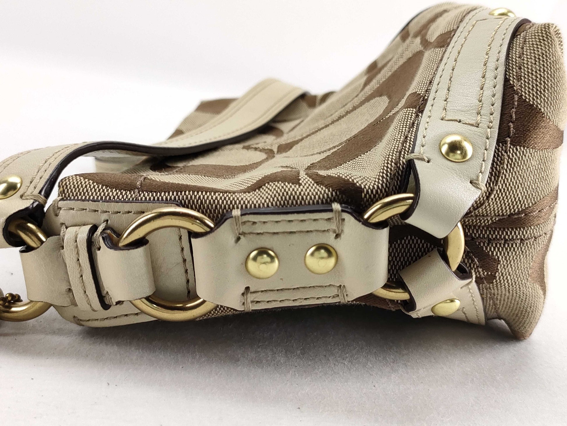 COACH Signature One-Shoulder Shoulder Bag