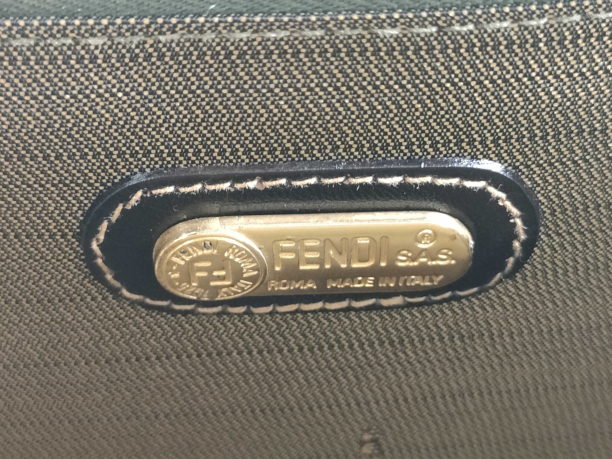 FENDI Zucca pattern Fendi Zucca vanity shoulder bag handbag