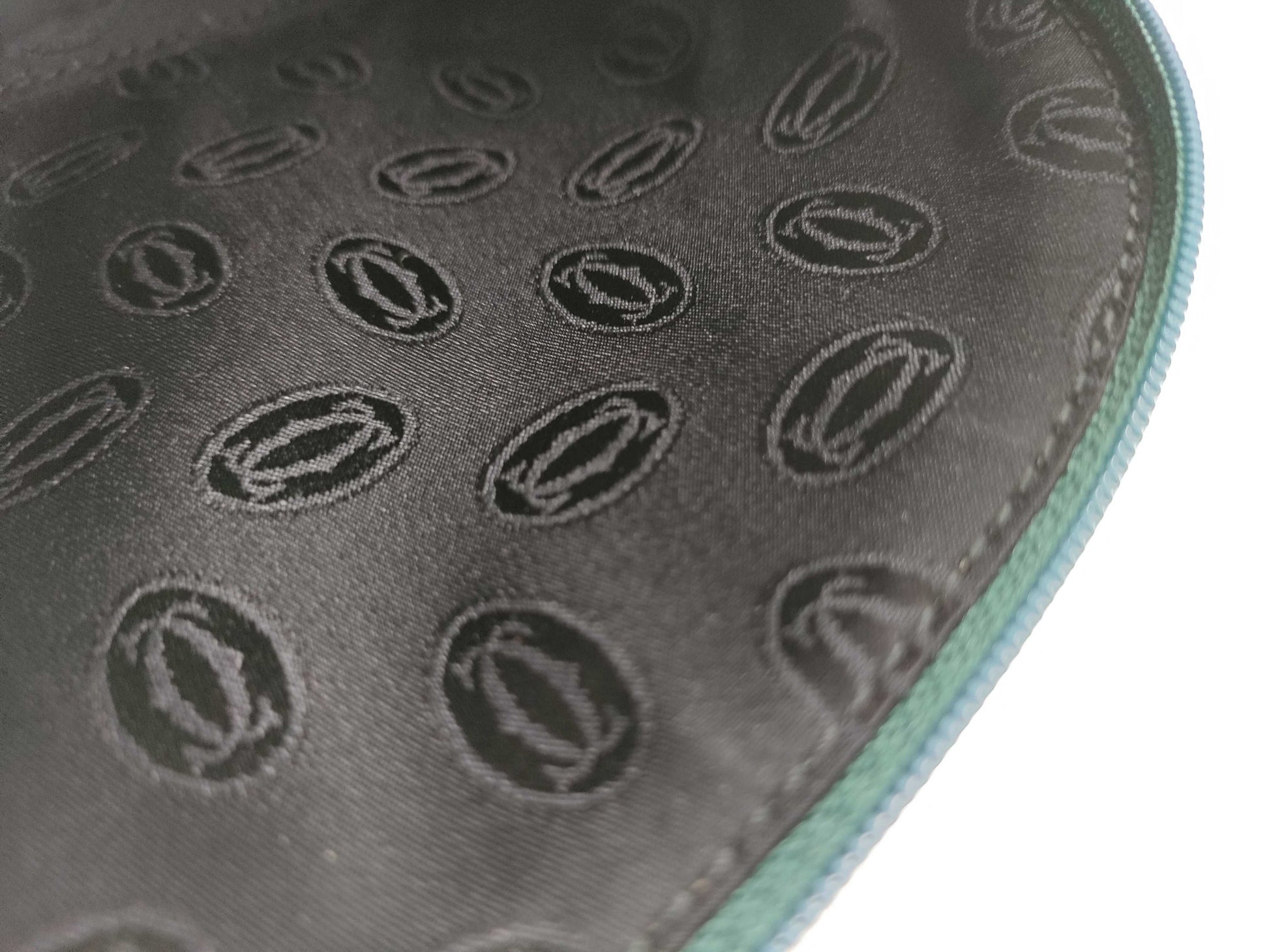 Cartier Leather Pouch Green Pouch