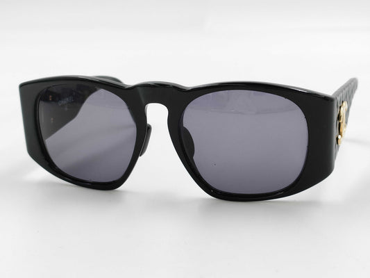  CHANEL Chanel Sunglasses Black Matelasse Sunglasses/Eyeglasses