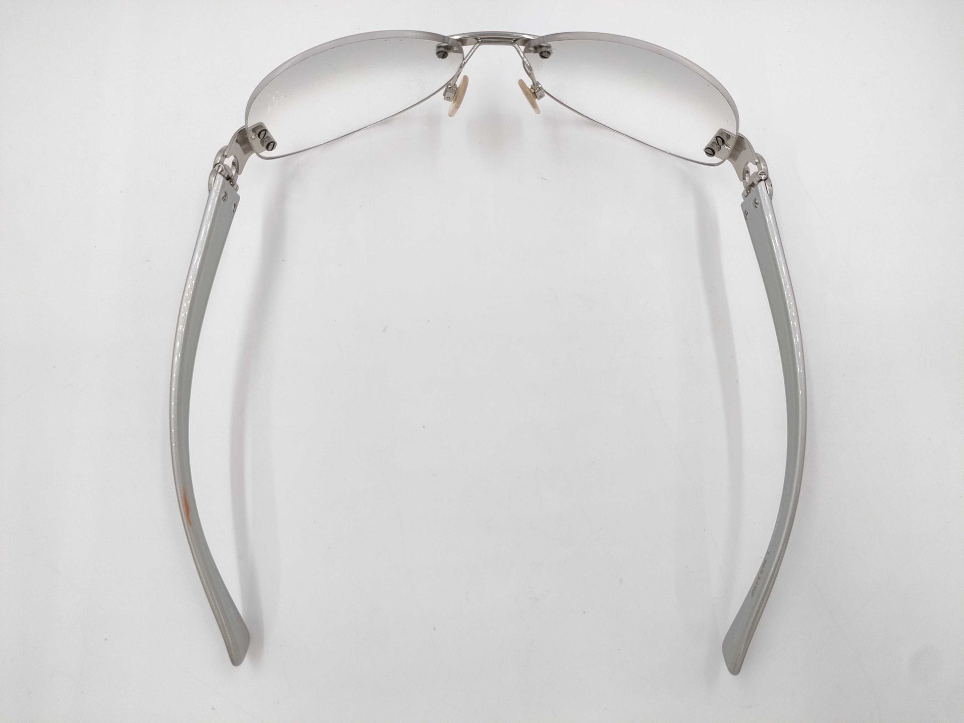  CHANEL Coco Mark Sunglasses Silver Sunglasses/Eyeglasses