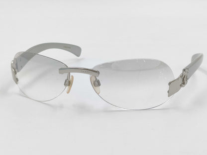  CHANEL Coco Mark Sunglasses Silver Sunglasses/Eyeglasses