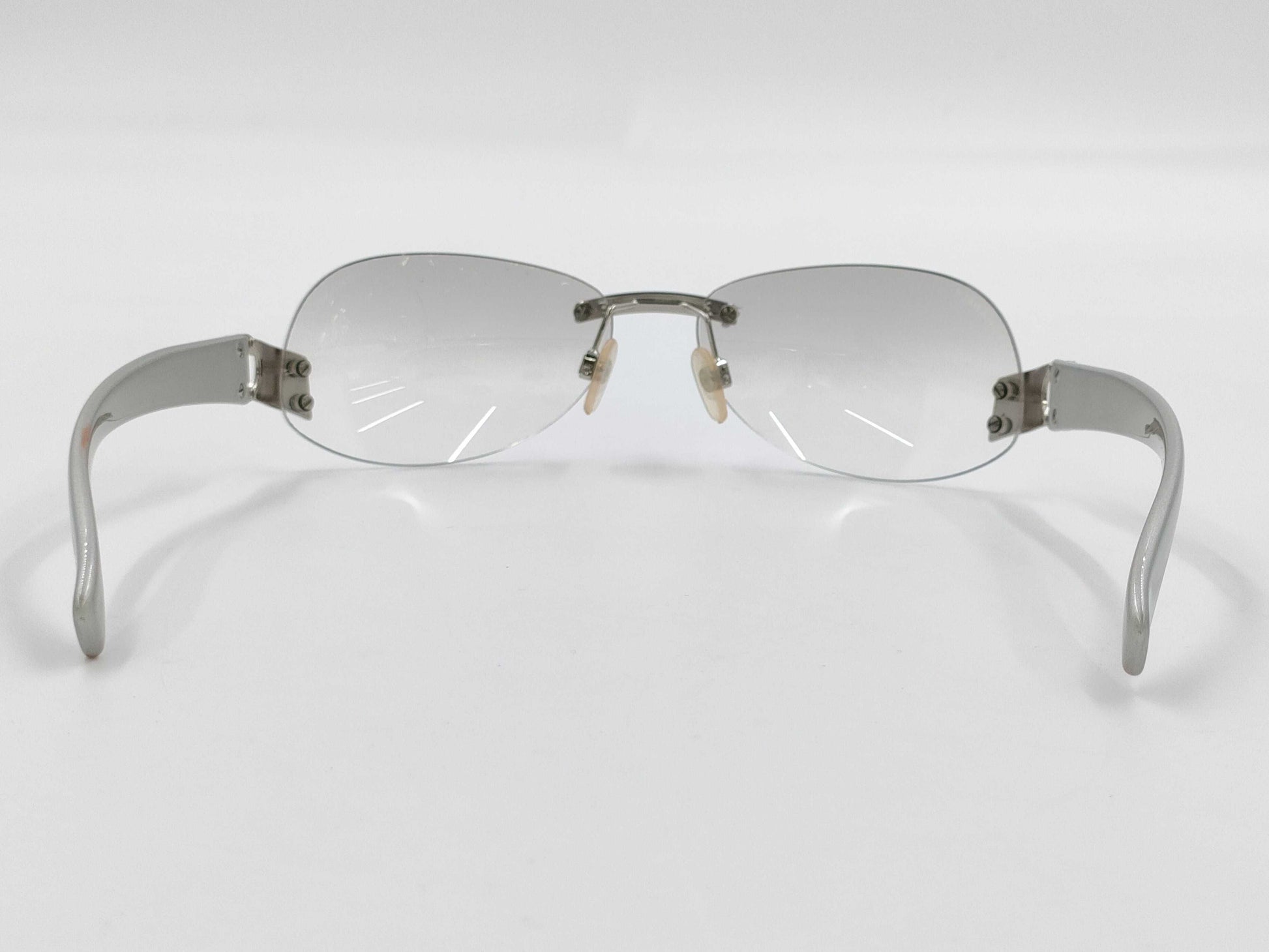  CHANEL Coco Mark Sunglasses Silver Sunglasses/Eyeglasses
