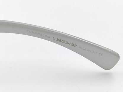  CHANEL Coco Mark Sunglasses Silver Sunglasses/Eyeglasses