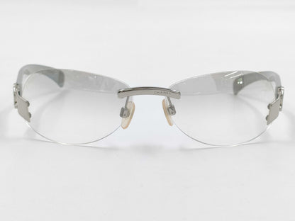  CHANEL Coco Mark Sunglasses Silver Sunglasses/Eyeglasses