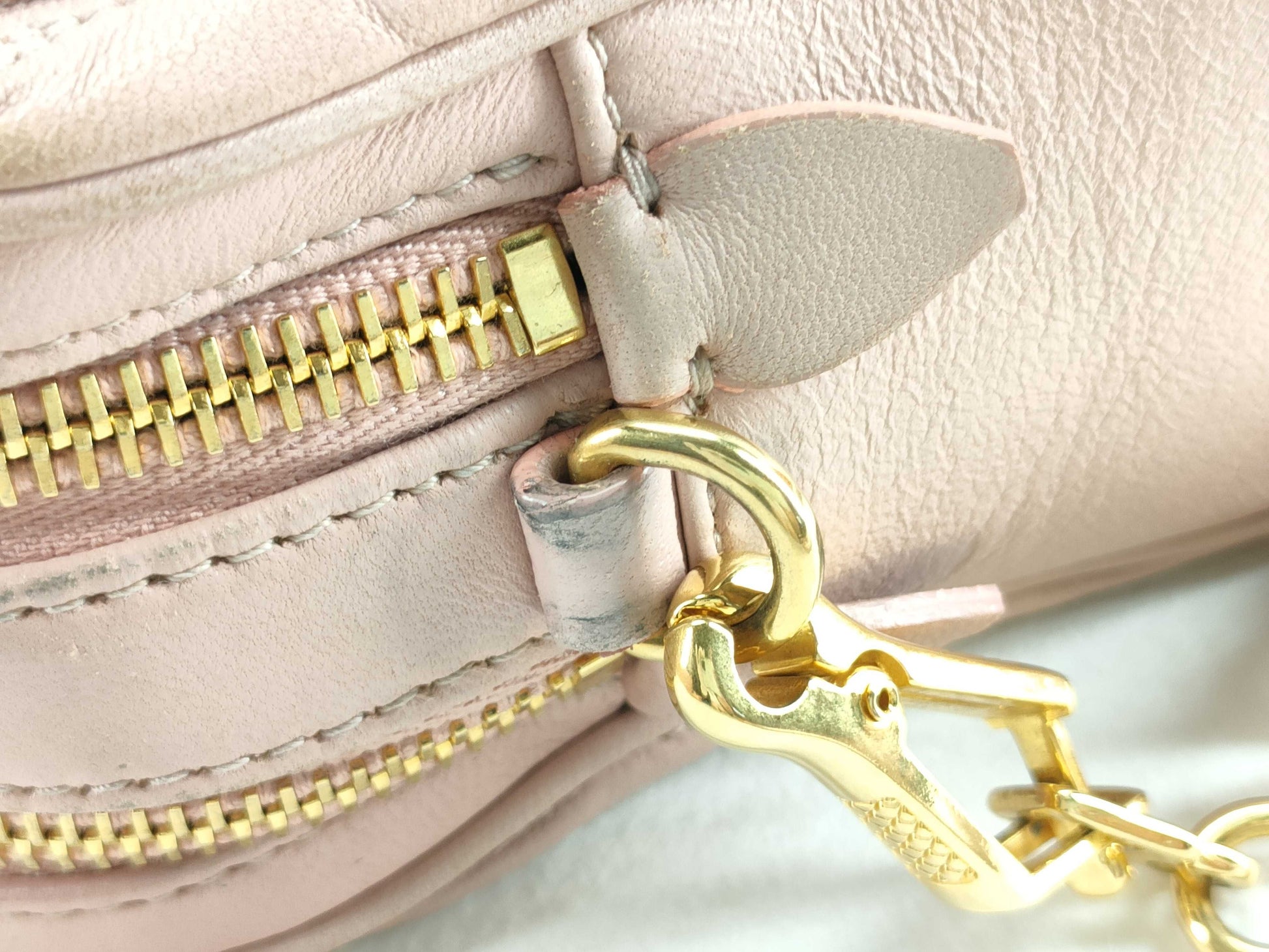 Miu Miu Matelasse Leather Shoulder Bag Pink