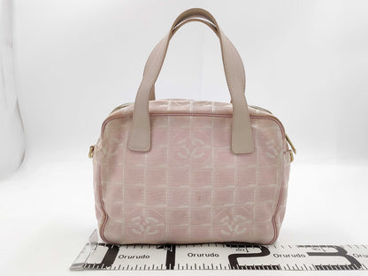 CHANEL New Travel Handbag Pink Handbag