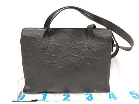 Yves Saint Laurent YSL Leather Tote Bag Black Tote Bag