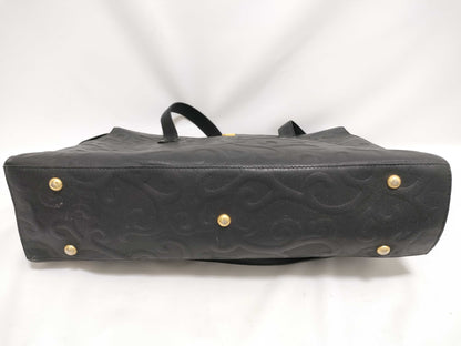 Yves Saint Laurent YSL Leather Tote Bag Black Tote Bag