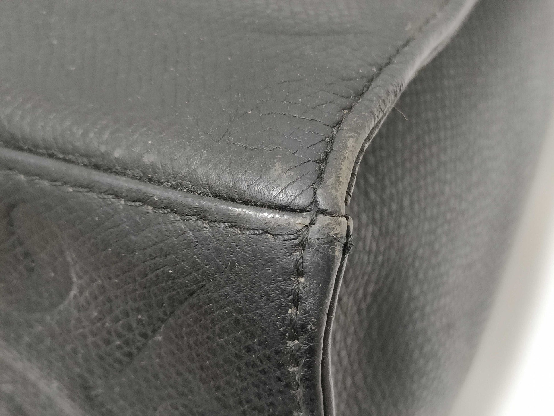 Yves Saint Laurent YSL Leather Tote Bag Black Tote Bag