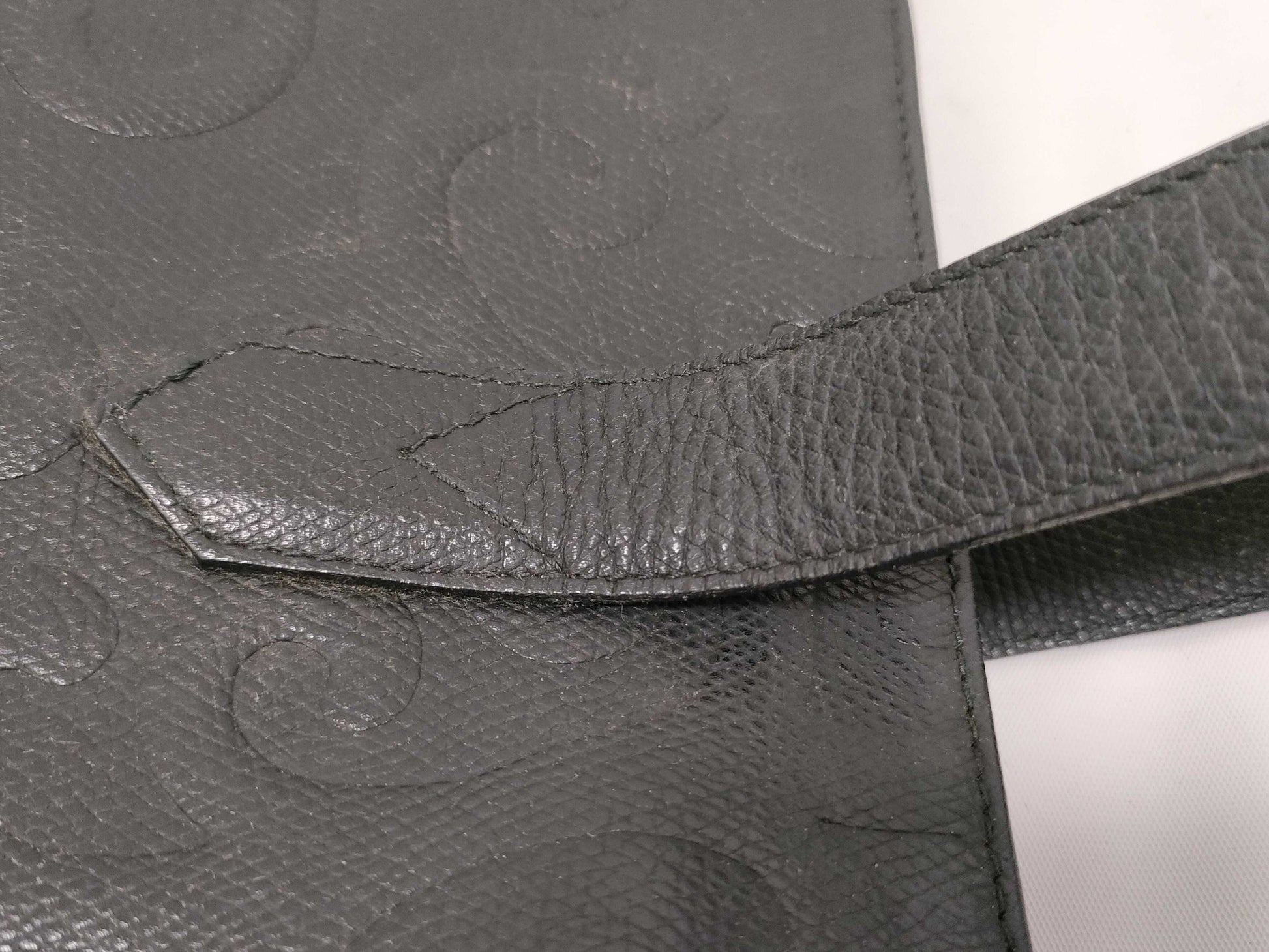 Yves Saint Laurent YSL Leather Tote Bag Black Tote Bag