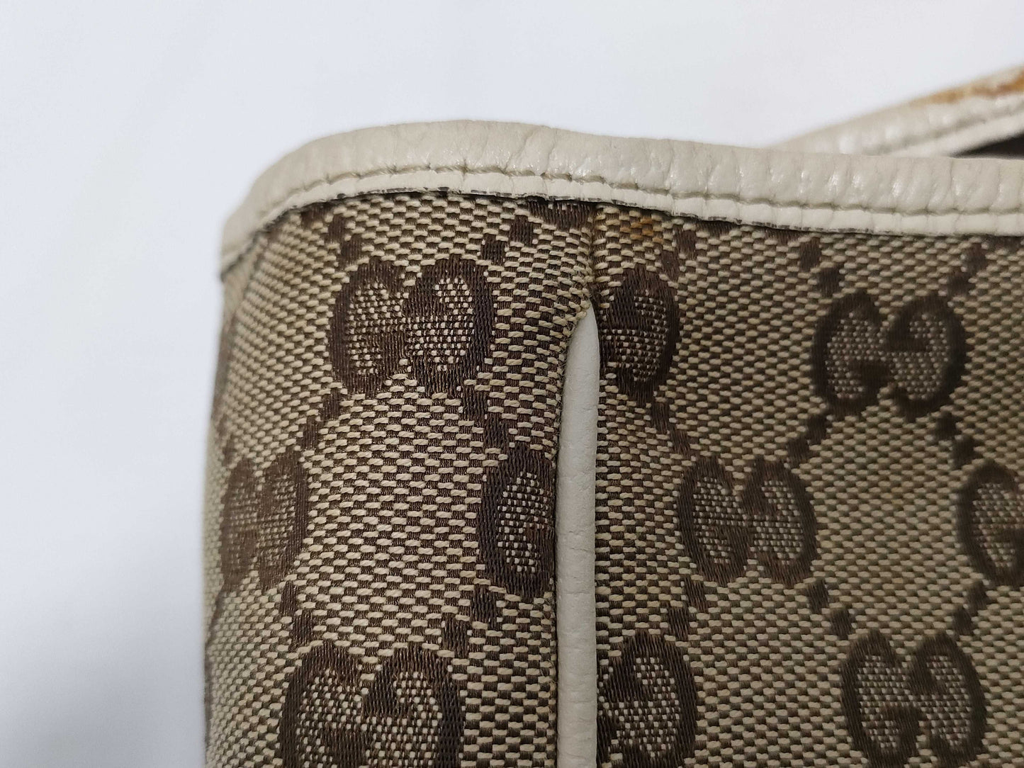 GUCCI GG Canvas Princess Tote Bag, Beige