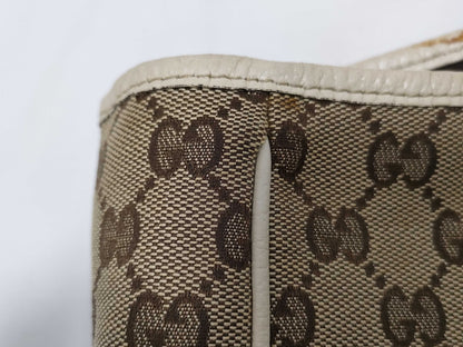 GUCCI GG Canvas Princess Tote Bag, Beige