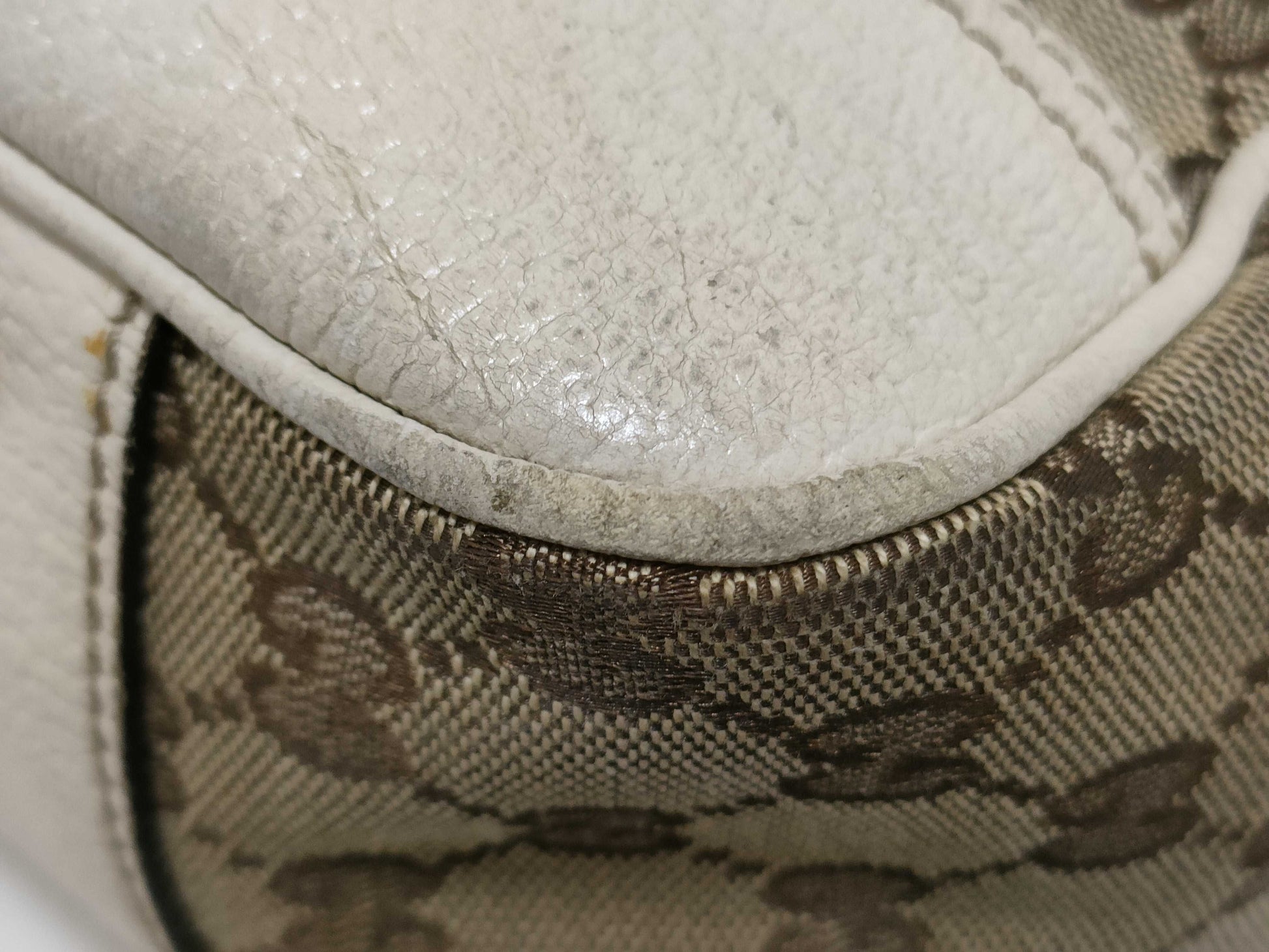 GUCCI GG Canvas Princess Tote Bag, Beige