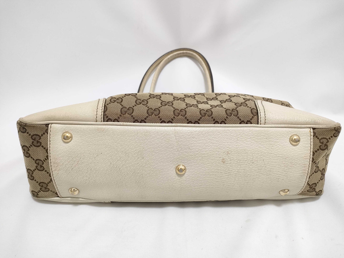 GUCCI GG Canvas Princess Tote Bag, Beige