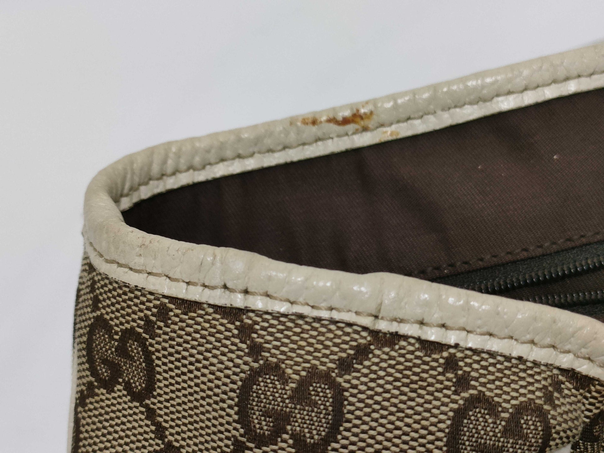 GUCCI GG Canvas Princess Tote Bag, Beige